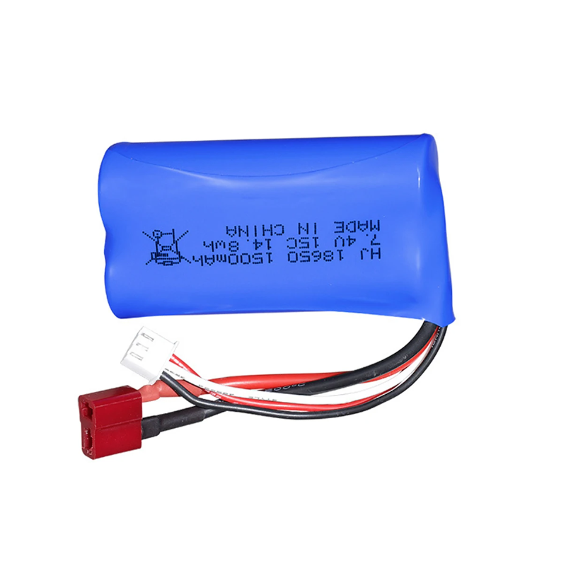 Högpresterande 7,4V 1500mAh 15C 18650 Li-ion batteri för drönare och RC racing hög urladdningshastighet
