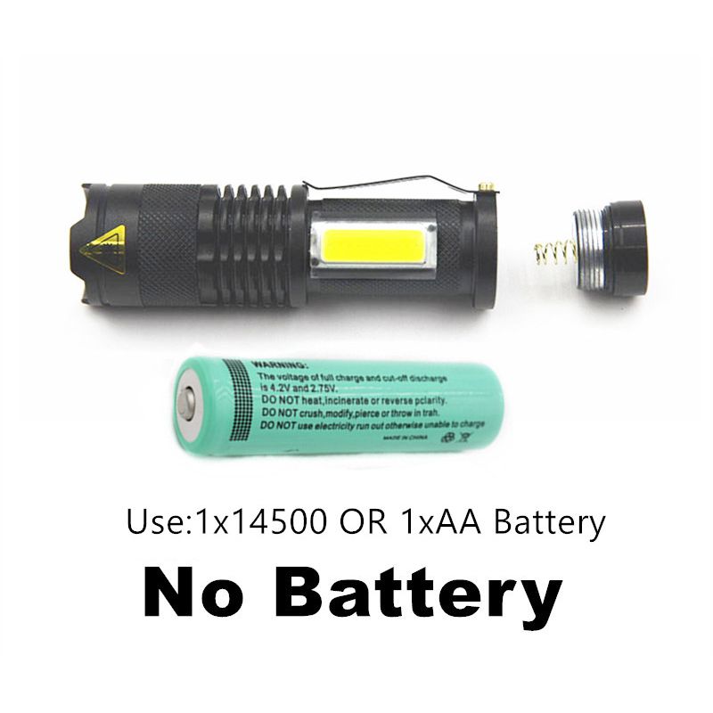 UltraFire SK68 Q5 LED ficklampa bärbar mini ficklampa med justerbar ljusstyrka perfekt för camping och äventyr