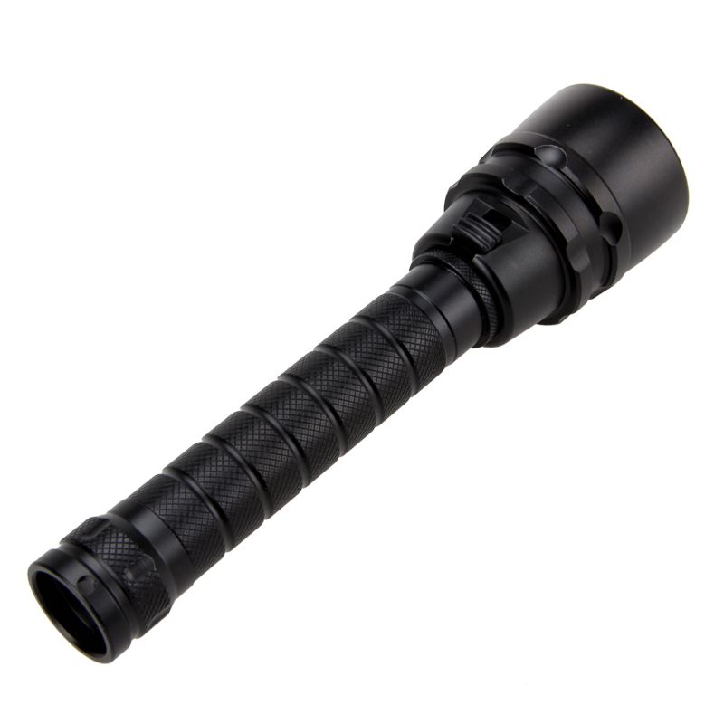 Ny 100m Vattentät Dykficklampa 8000 Lumen L2 LED Steglös Dimmning Perfekt för Dykning och Outdoor-Äventyr