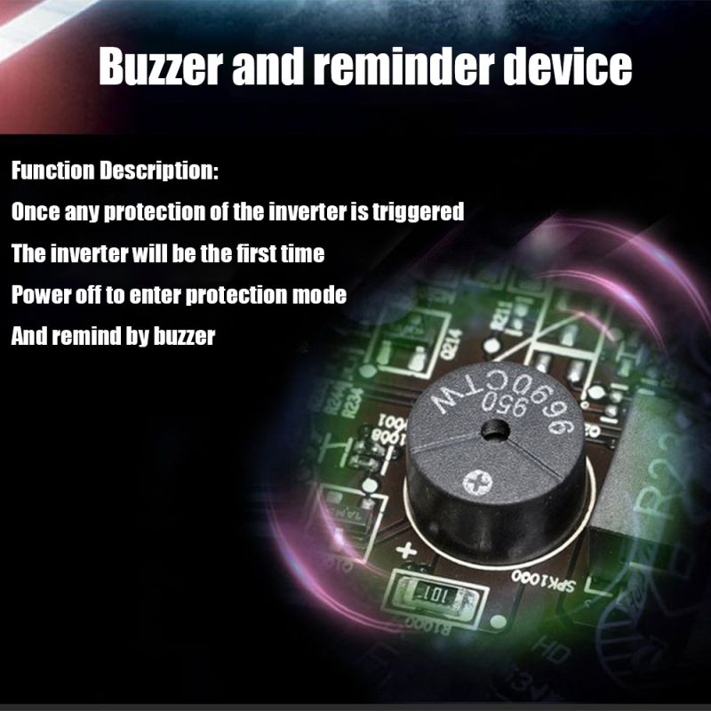 Ren sinusvågsinverter 3000W-8000W för husbil Kompakt design Toppeffekt för känslig elektronik Off-grid användning
