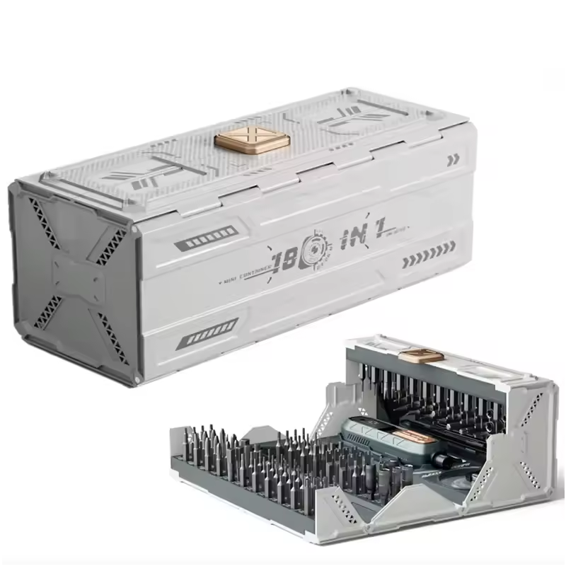 JAKEMY Precisionsskruvmejselsats JM-8192 – Multiverktyg för Elektronik & Mobilreparation. Professionell Reparationssats med Magnetiska Bits för Hemelekronik & Hobby.