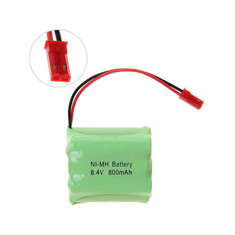 8.4V AAA 800mAh Ni-MH uppladdningsbart batteripaket miljövänligt hög kapacitet för elektroniska leksaker