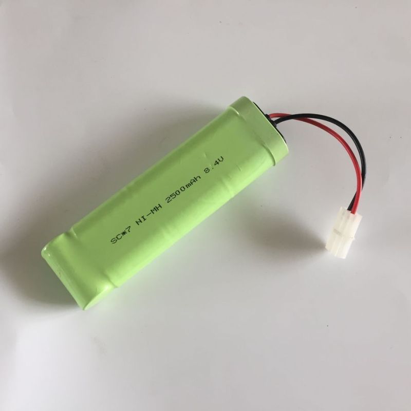 8.4V 2500mAh Ni-MH uppladdningsbart batteri för fjärrstyrda fordon miljövänligt effektiv energilösning