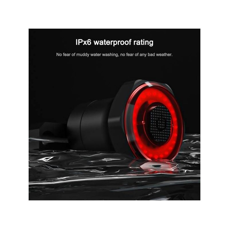 MEROCA MX2 Mountainbike Ljus med Smart Sensor USB Laddning och COB LED för Cykelsäkerhet och Synlighet