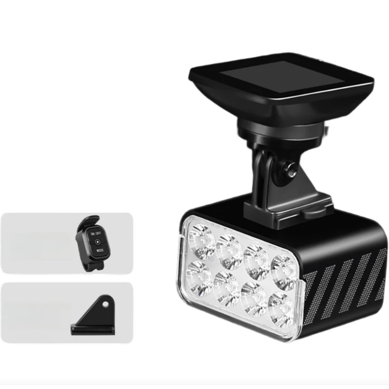 Fjärrstyrd Cykellampa W450 1800 Lumen – Stark & Lyftbar Framlampa för MTB