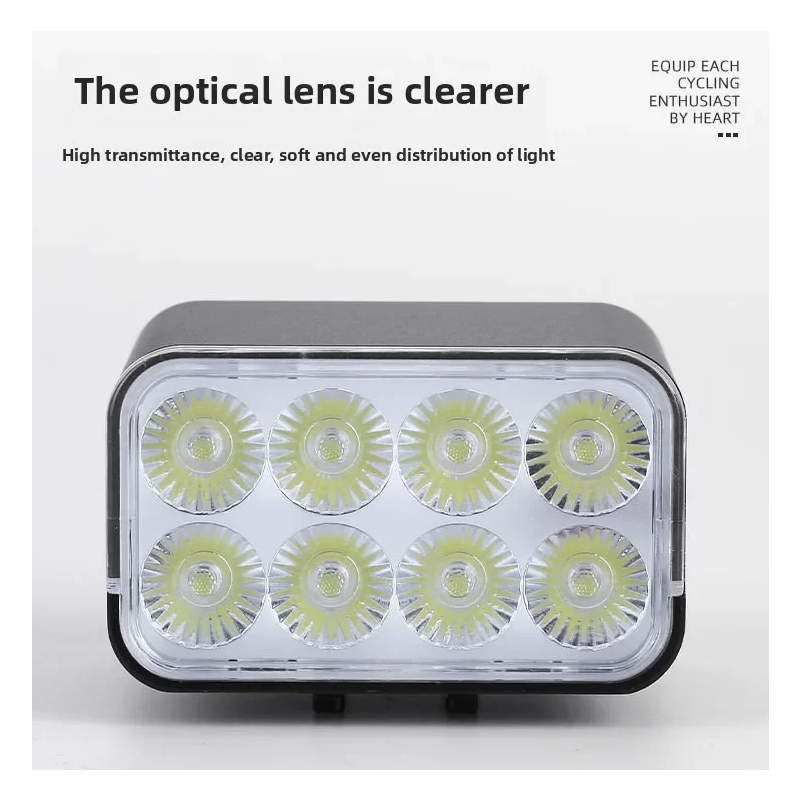 Fjärrstyrd Cykellampa W450 1800 Lumen – Stark & Lyftbar Framlampa för MTB