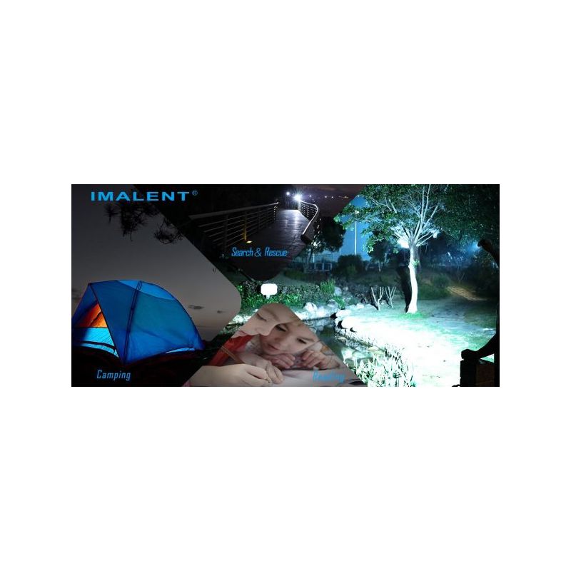 IMALENT MS03 Ultraljus Ficklampa 13000 Lumen Kompakt Design 324 Meter Räckvidd Pålitlig Äventyrsutrustning