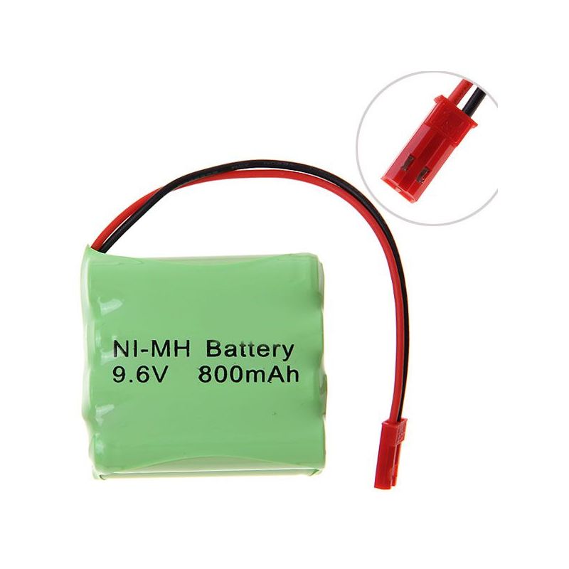 Uppladdningsbart 9.6V AAA 800mAh Ni-MH batteripaket Hållbar hög kapacitet för hushållsapparater och modellfordon