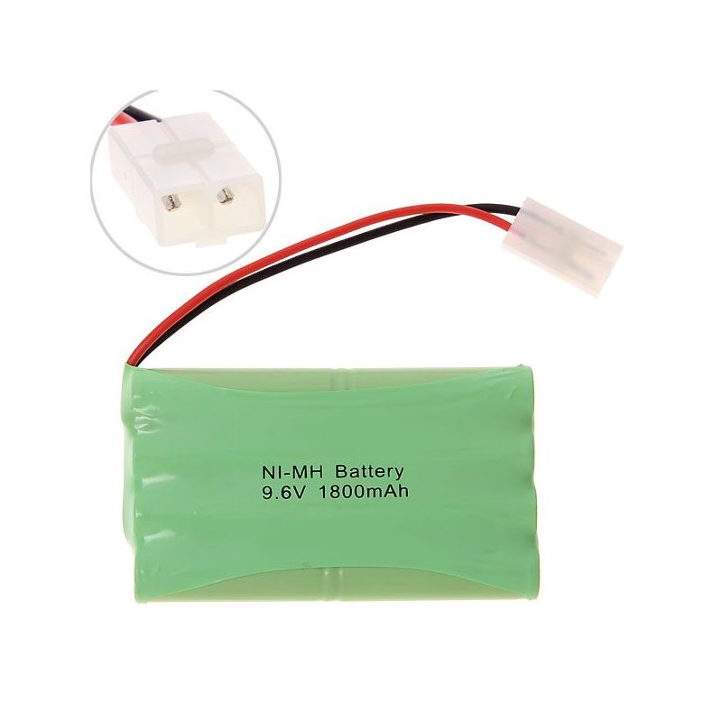 9.6V AA 1800mAh Ni-MH uppladdningsbart batteri hög kapacitet miljövänligt lösning för hushållsapparater