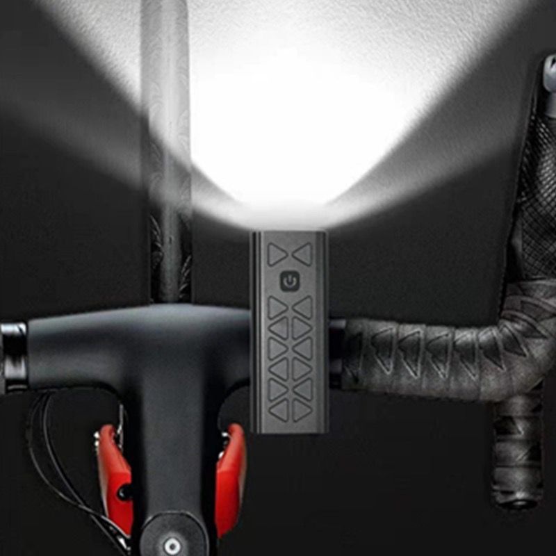 NiteBeam BR08 ljusstark cykellampa 10000 lumen USB uppladdningsbar säkerhetsljus för nattlig cykling