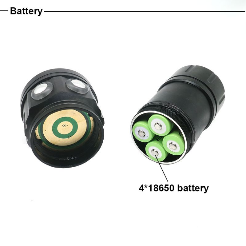 Upptäck havet med UV dykficklampa QH14 QH27 20000 lumen LED nattdykning hållbar konstruktion för äventyr