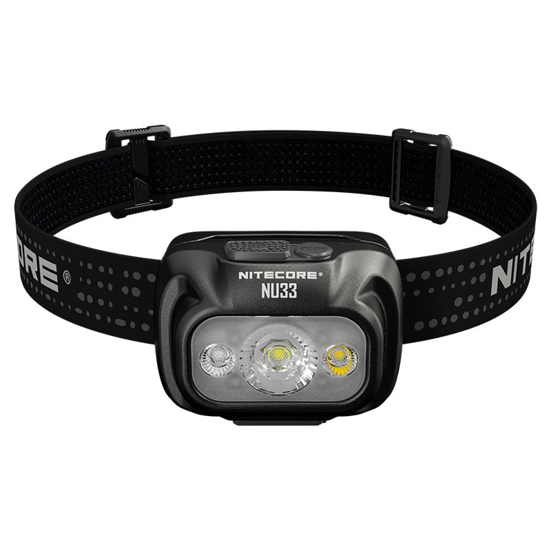 Nitecore NU33 USB-C uppladdningsbar pannlampa 700 lumen hög CRI LED hållbar vattentät perfekt för utomhus