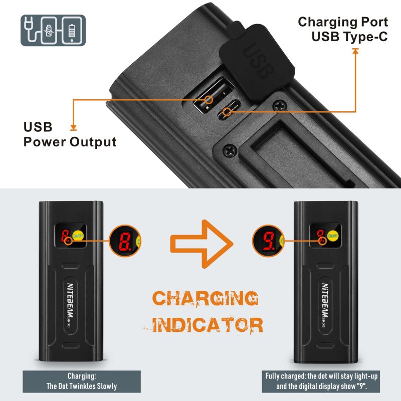 NiteBeam BR05 cykelbelysning 5000 lumen cykelljus USB uppladdningsbar cykel säkerhet och hållbar design