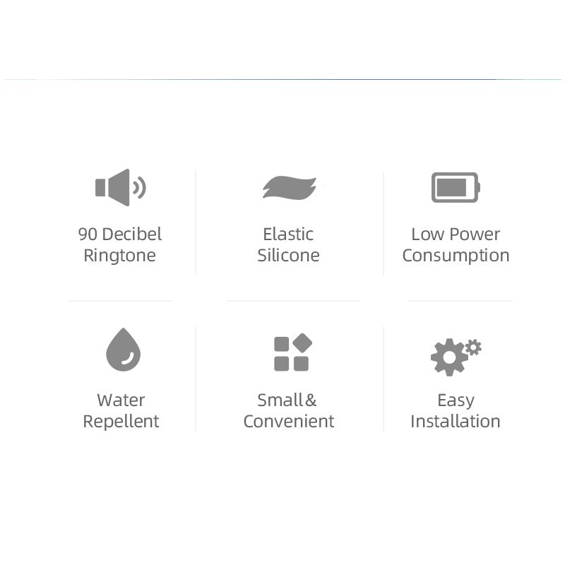 ROCKBROS Elektrisk Cykelklocka 110 dB Horn Regntålig för Säker Cykling MTB Cykelstyre Anpassa Cykel