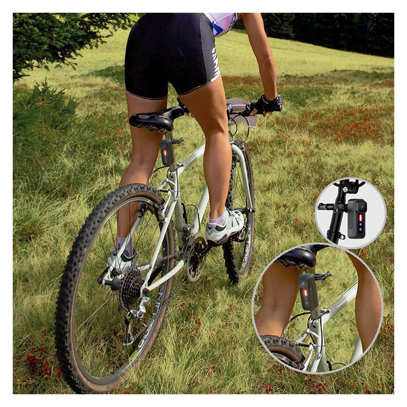 1080P Cykelinspelare Cykelbakljus Multifunktionell Kamera för Cykelsäkerhet och HD Videoinspelning