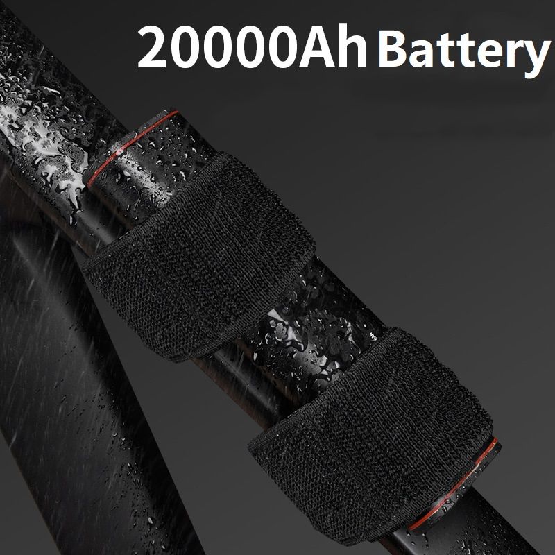 Mangeleyes M5 Kraftfullt cykeljus för nattridning 5000 lumen USB Uppladdningsbar med 20000mAh batteri