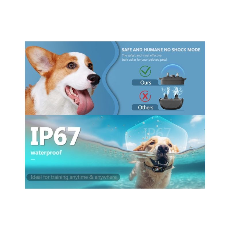 Ultraljud Hundträningshalsband T012 Effektiv Skällkontroll För Hundens Välbefinnande och Harmoniskt Hem
