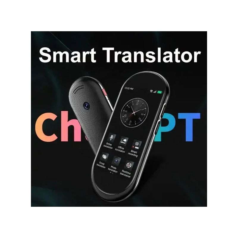 A10 Voice Translator med 4,1-tums HD-skärm och 4G SIM för sömlös global kommunikation och språk inlärning