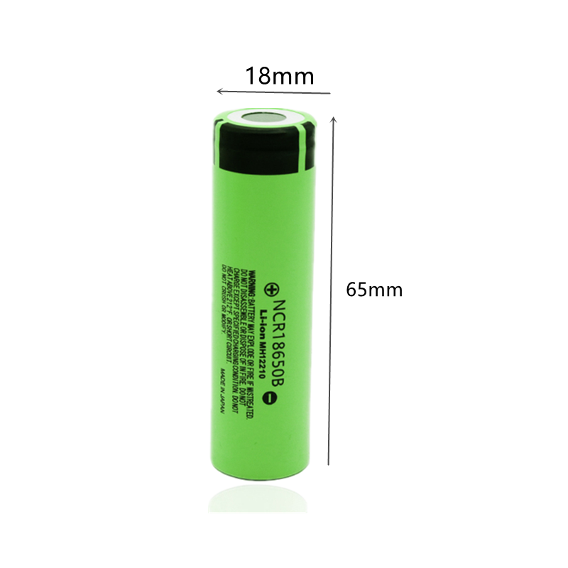 NCR18650B 3400mAh 18650 Li-Ion uppladdningsbart batteri