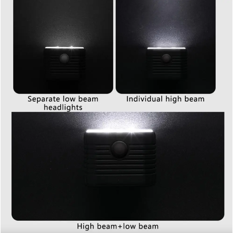 2-i-1 Cykelbelysning & Cykelhorn: Uppladdningsbar LED Cykellampa 120dB Cykelklocka för MTB Säkerhet!