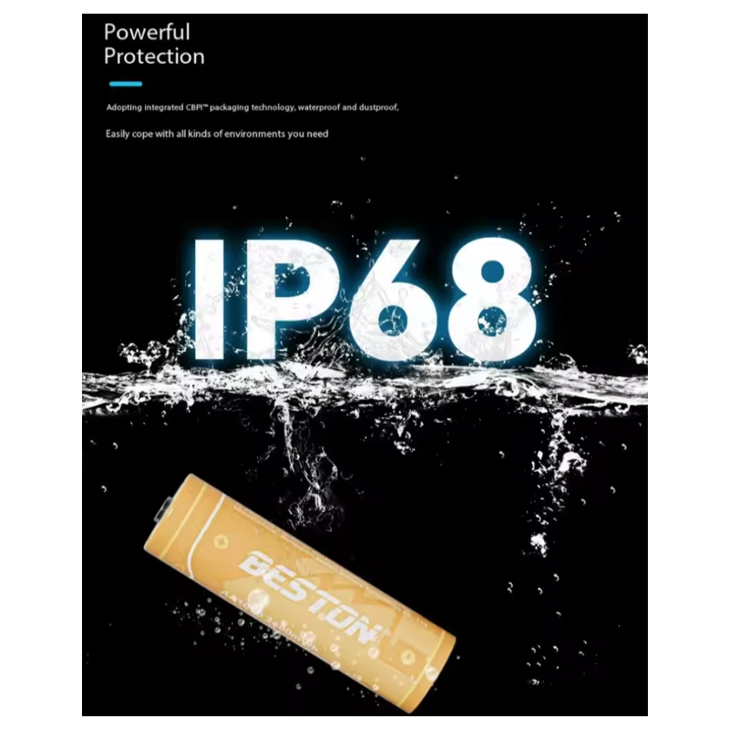 Beston Smart Batteriladdare Set 8 AA 1.5V Litiumbatterier 3600mWh – Snabbladdning, Överladdningsskydd