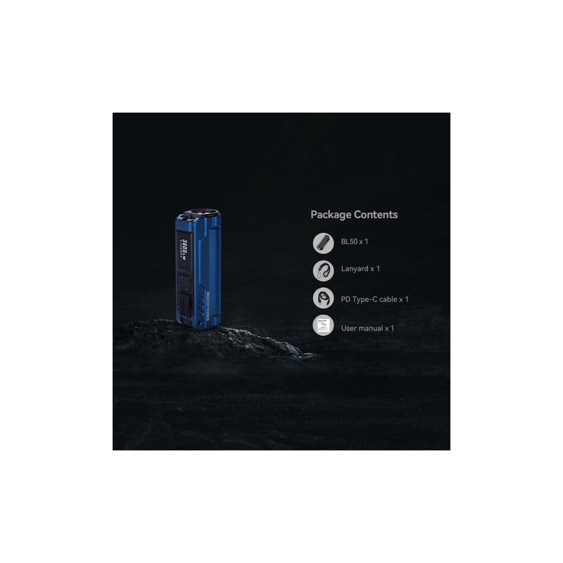 Upptäck IMALENT BL50 bärbar 3600 lumen LED ficklampa Typ-C uppladdningsbar med OLED-skärm ny kampanj