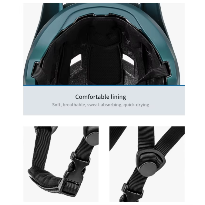 BATFOX Mountainbikehjälm för Herrar och Damer In-Mold Teknik Justerbar Storlek Perfekt för Cykelsäkerhet