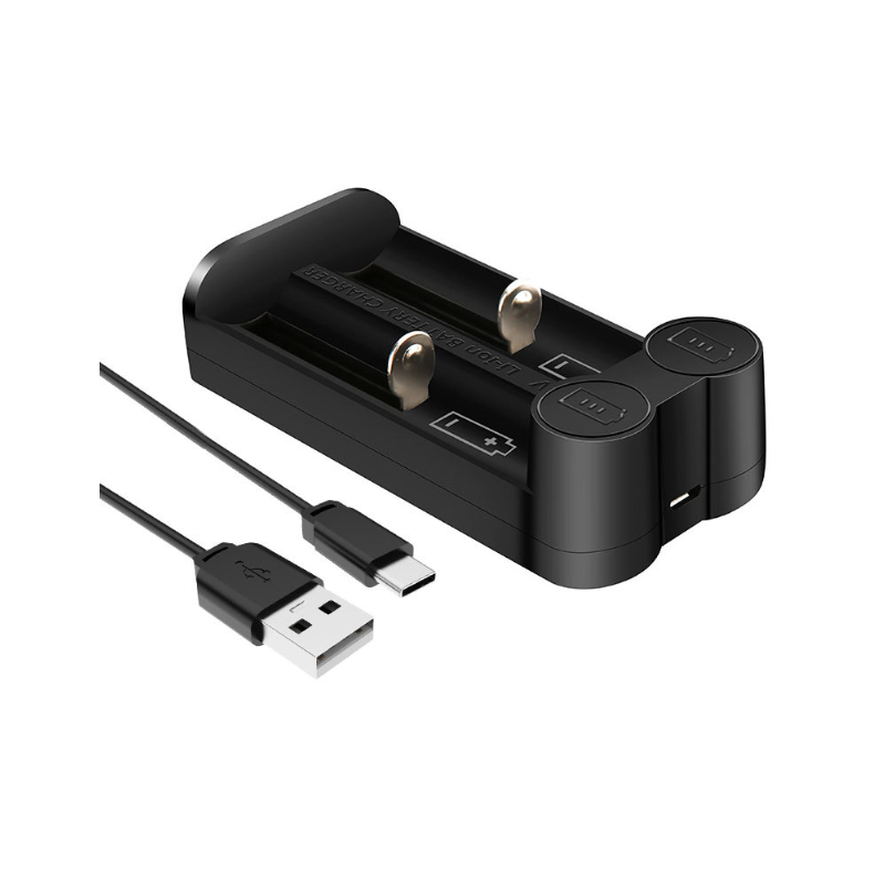 Ny 21700 batteriladdare med intelligent MCU-teknik och kortslutningsskydd för 18650 CR123A och 14500 batterier