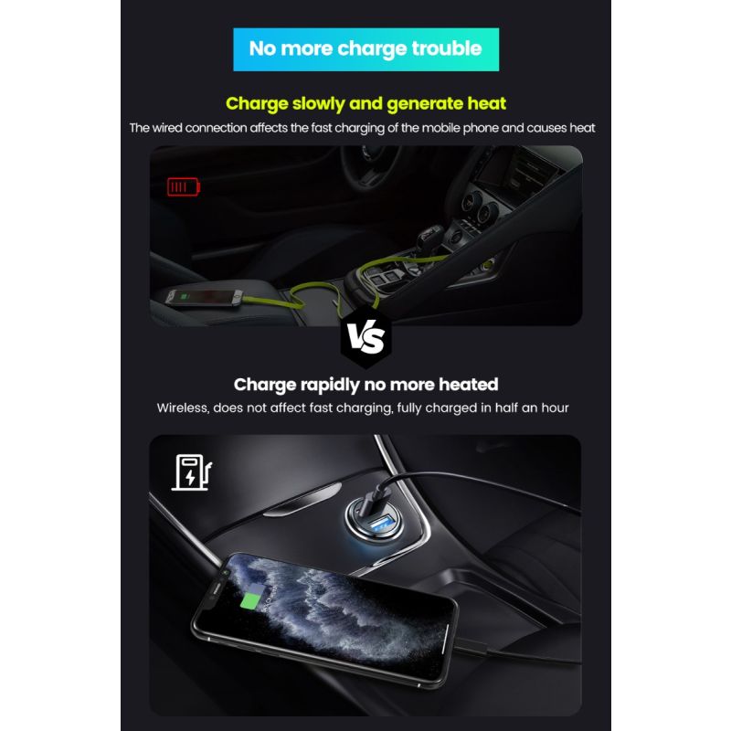 CarlinKit 4.0 trådlös CarPlay för Audi VW Porsche Kia Android Auto Adapter enkel installation kompakta