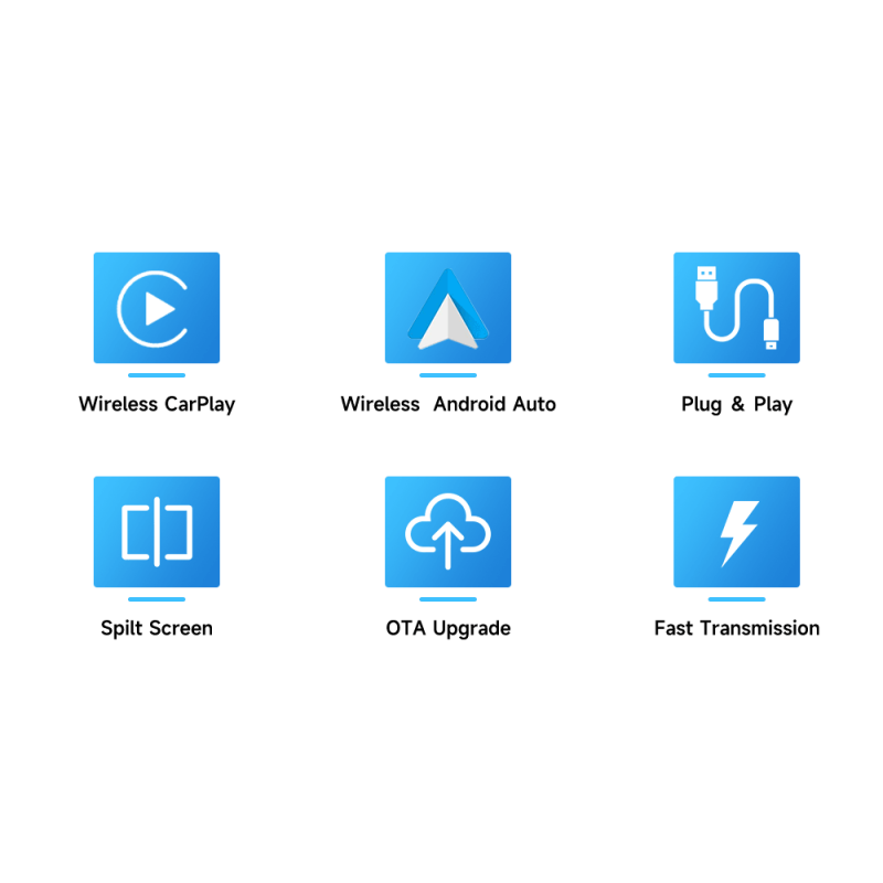 CarlinKit 2air 5.0 CarPlay Trådlös Adapter för iPhone och Android trådlös anslutning och sömlös integration