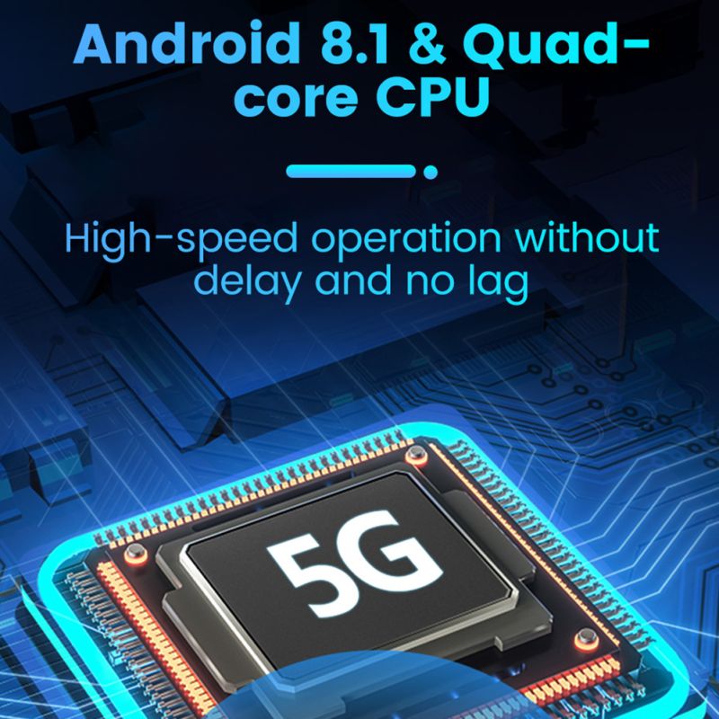 Carplay Box Trådlös Android Auto Adapter med Netflix och YouTube bilaccessoar för underhållning i bilen