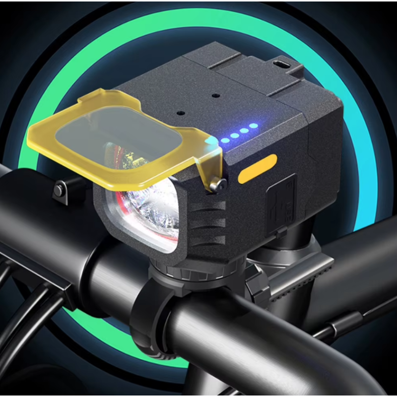 Nitebeam Cykelfrontljus 30W Kraftfull Belysning Robust Aluminiumlegering Handsfree Drift Cykelsäkerhet