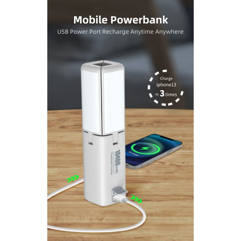 Klarus CL2 750 Lumen campinglykta med frifällbar 90-graders justering och 7 ljuslägen för utomhusbruk