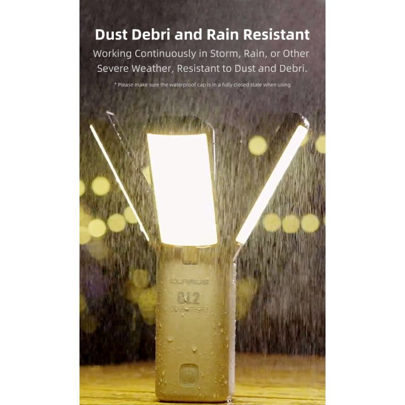 Klarus CL2 750 Lumen campinglykta med frifällbar 90-graders justering och 7 ljuslägen för utomhusbruk