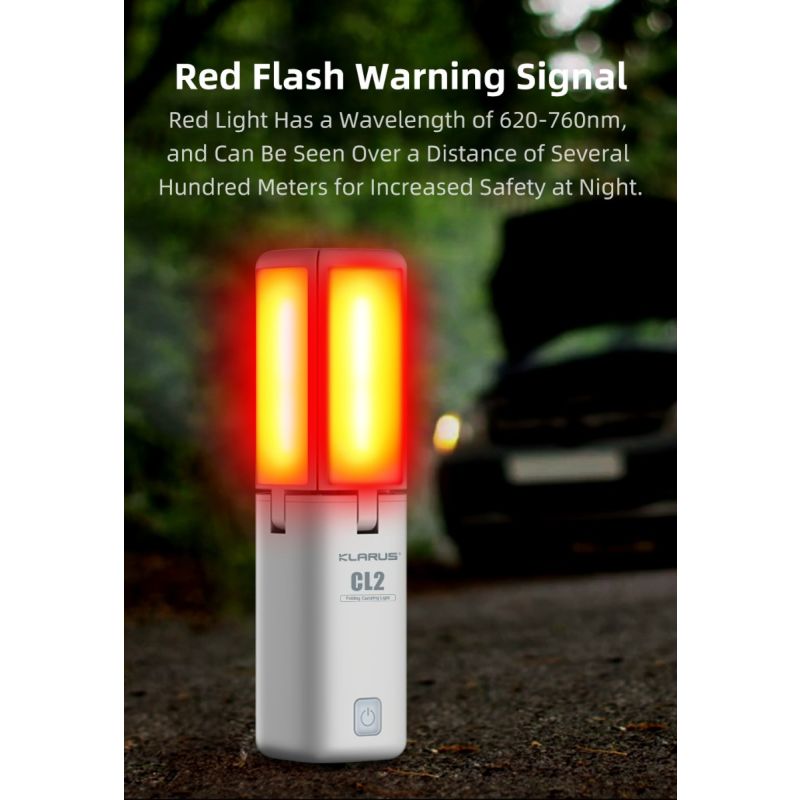 Klarus CL2 750 Lumen campinglykta med frifällbar 90-graders justering och 7 ljuslägen för utomhusbruk