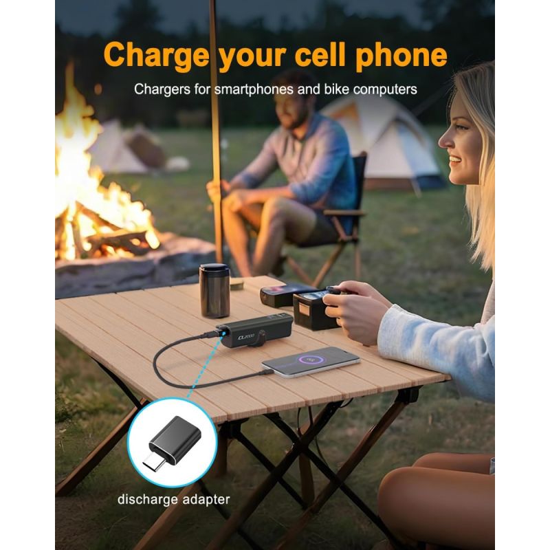 TOWILD CL2000 Cykellampa | 2000 Lumen Superljus, Bländfri & Vattentät för Säker Nattcykling