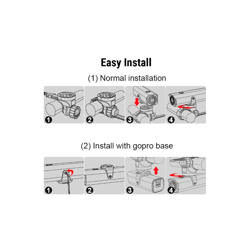 TOWILD CL600 cykelljus USB-uppladdningsbar LED hög lumen cykeltillbehör med vattentät design för säker cykling