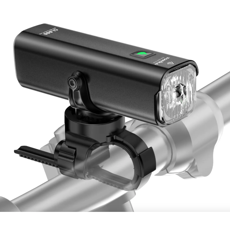 TOWILD CL600 cykelljus USB-uppladdningsbar LED hög lumen cykeltillbehör med vattentät design för säker cykling