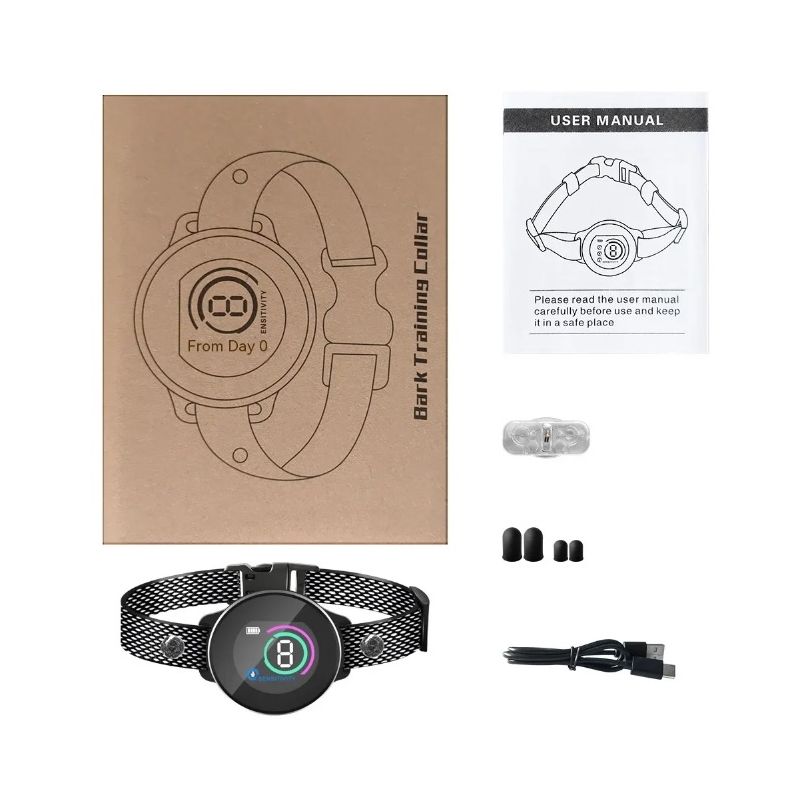 Upptäck Smart Automatisk Anti Skällande Hundhalsband med Intelligent Skällandeigenkänning och Bekväm Hundträning