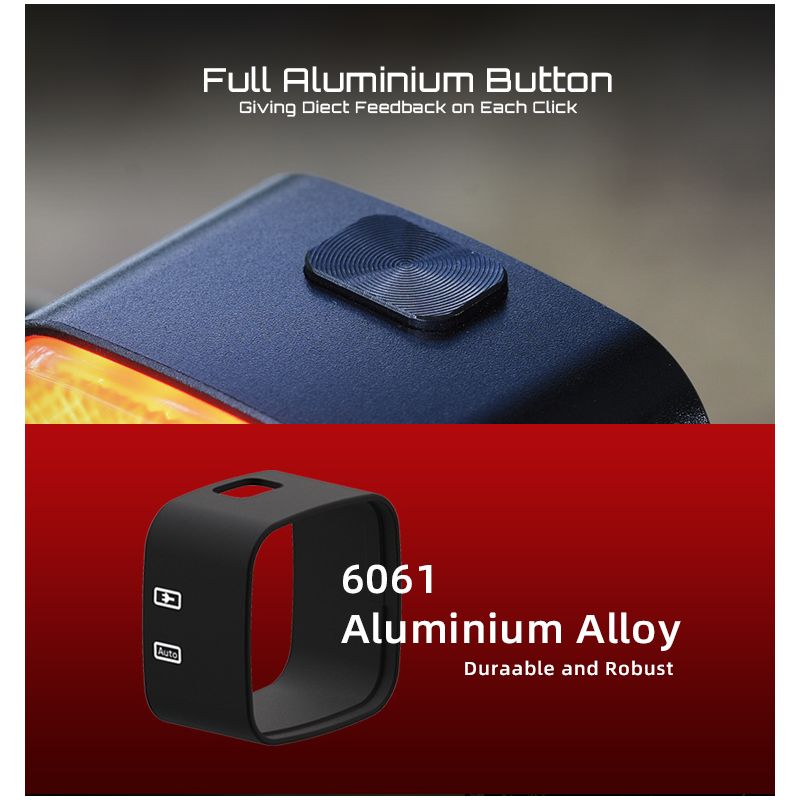 Upptäck Enfitnix Cubelite III Smart bakljus med ultraljust LED-ljus 30 lumen USB-laddning för cykelsäkerhet