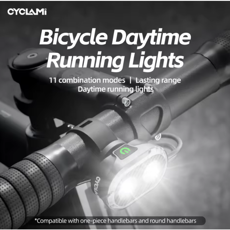 Upptäck CYCLAMI CY200 smart bromsavkännande LED cykel bakljus vattentät cykelbelysning för säker pendling