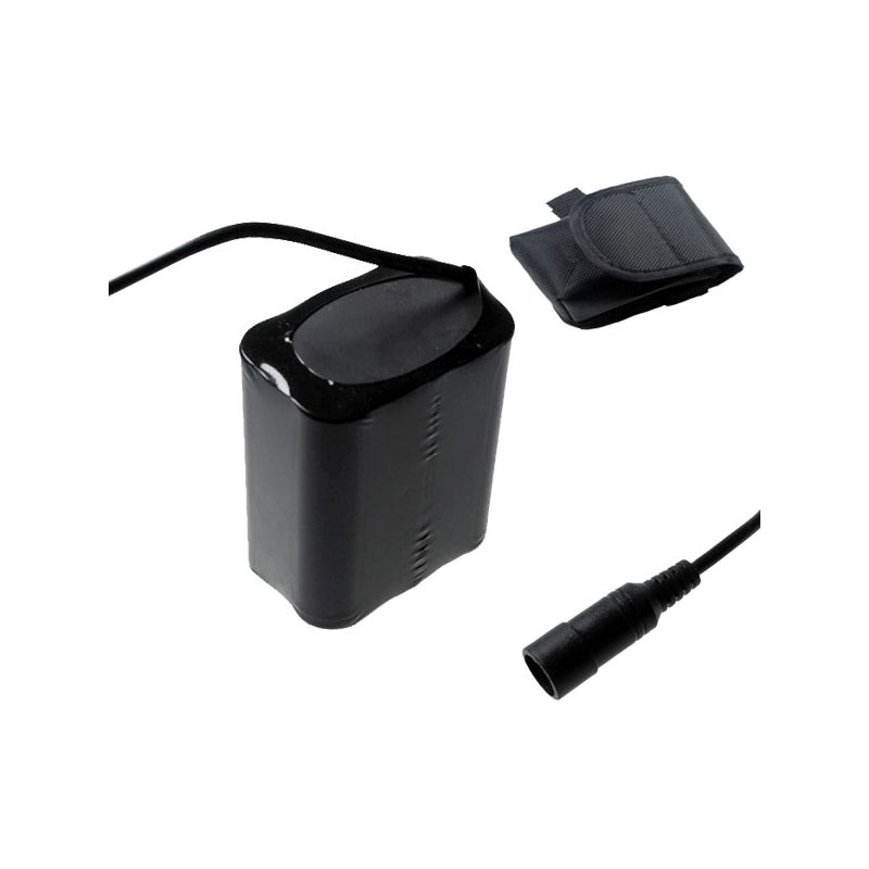 UltraFire 8.4V 13200mAh LED-cykelljus batteri med 5521 DC-gränssnitt långvarig energi för nattliga cykelturer