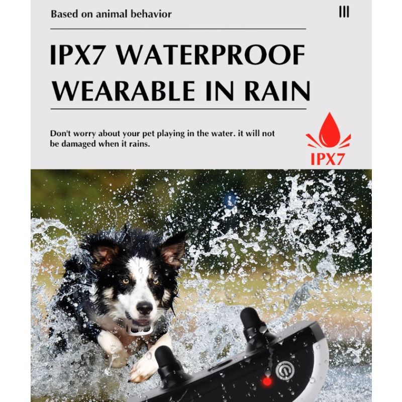 Trådlöst elektroniskt hundstängselsystem och fjärrträningshalsband för säker hundträning och husdjursgränser