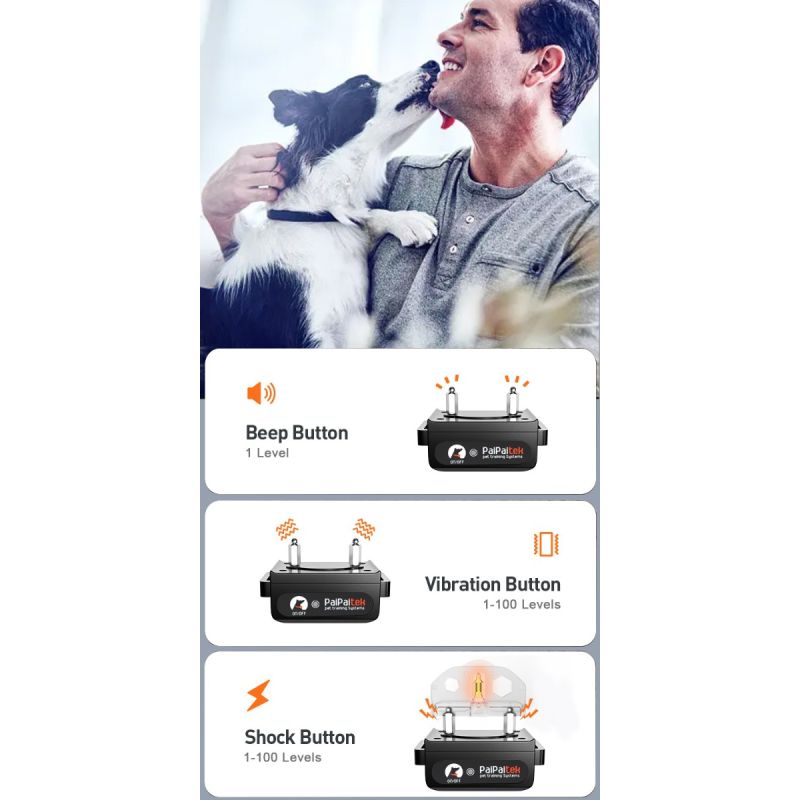 Utforska 1000m Elektriskt Hundträningshalsband med Smart Fjärrkontroll och Justerbara Träningslägen hållbart och mångsidigt