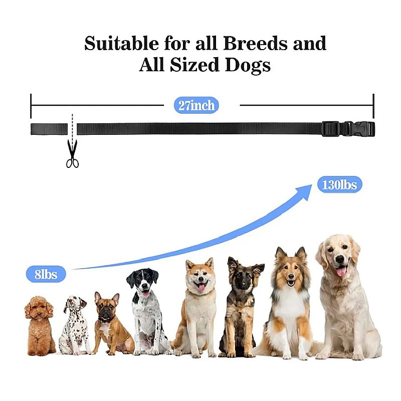 Utforska 1000m Elektriskt Hundträningshalsband med Smart Fjärrkontroll och Justerbara Träningslägen hållbart och mångsidigt