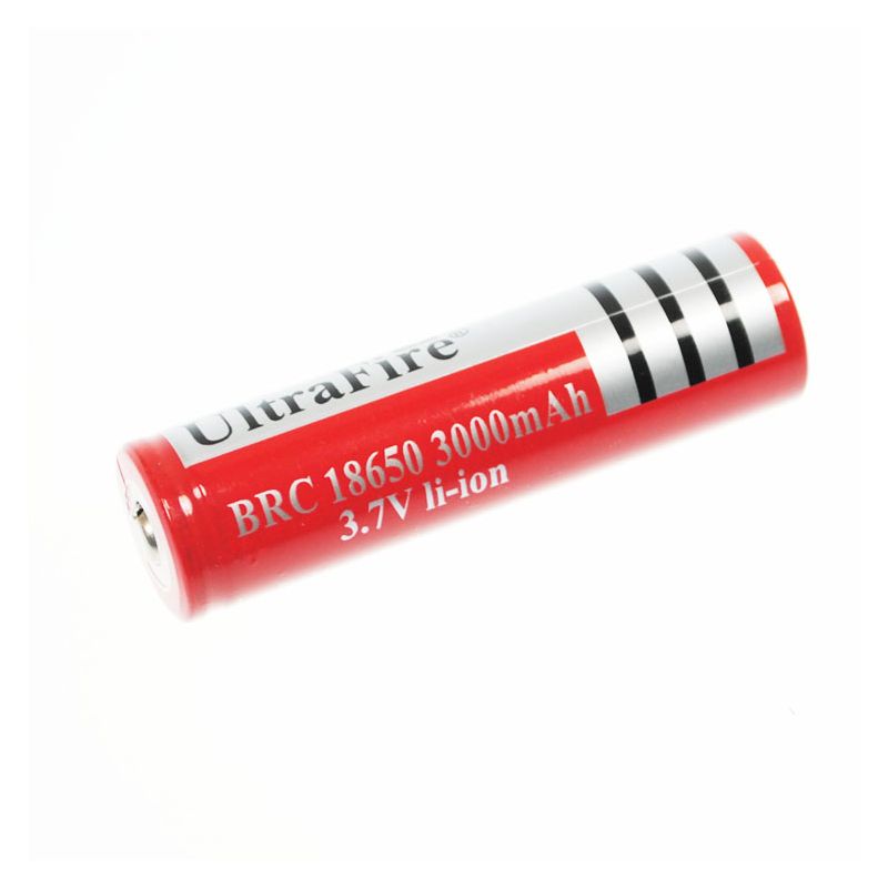 Upptäck ULTRAFIRE BRC 3000mAh 3.7V 18650 batteri med hög kapacitet och långvarig prestanda för pålitlig användning
