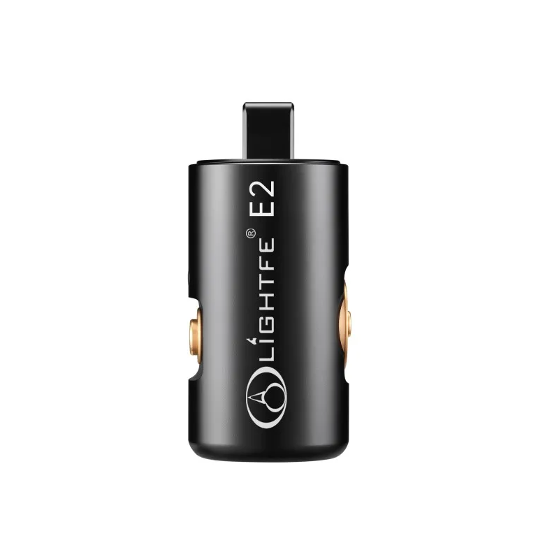 Minificklampa LED Uppladdningsbar Ficklampa Nyckelring Halsband Camping Vandring Portabel Lättvikt