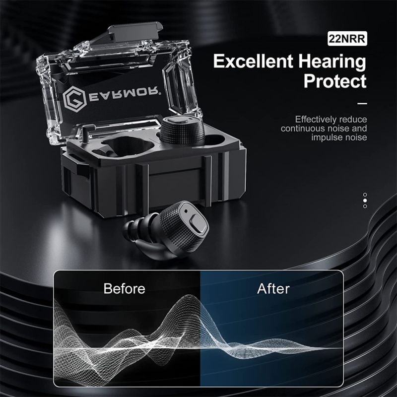 Upptäck EARMOR M20 taktiska hörsnäckor elektroniska öronproppar med avancerad brusreducering och hörselsäkerhet
