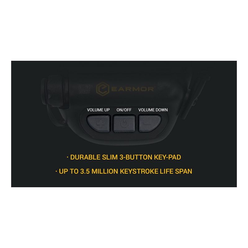 EARMOR M32 MOD1 Skyttehörselkåpor med Brusreducering och Komfortabel Passform för Ultimat Situationsmedvetenhet