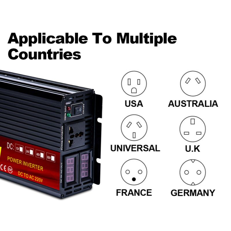 EASUN ren sinusvåg växelriktare 2000W-5000W för energihantering och skydd av känslig elektronik hemma och utomhus